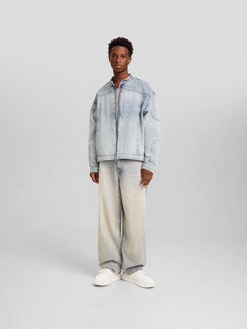 Bershka Between-Season Jacket in Blue