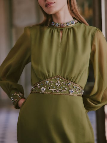 love & roses - Vestido en verde