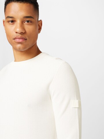 JOOP! Jeans Sweater 'Holino' in White