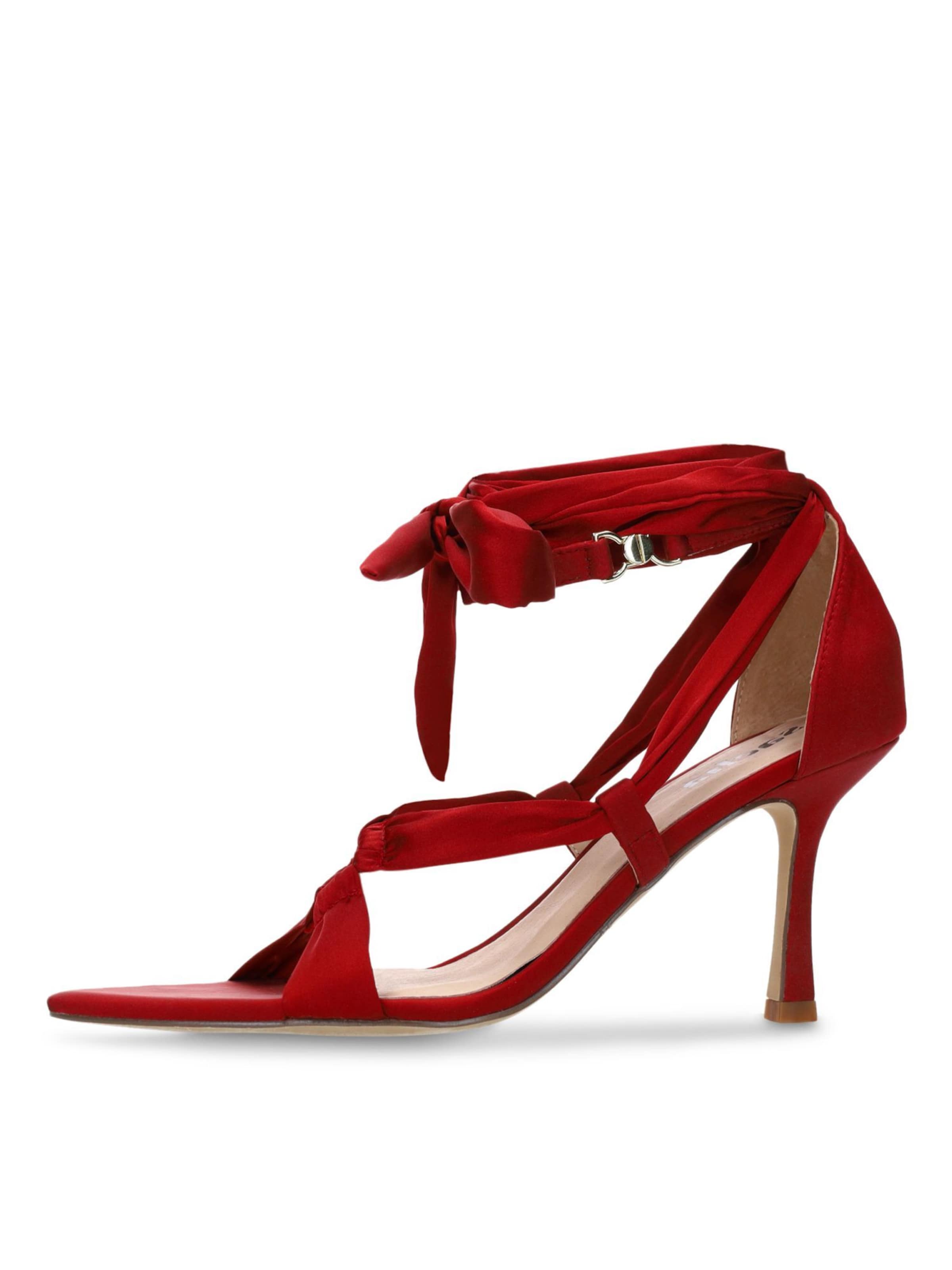 SACHA Sandaal in Rood: voorkant