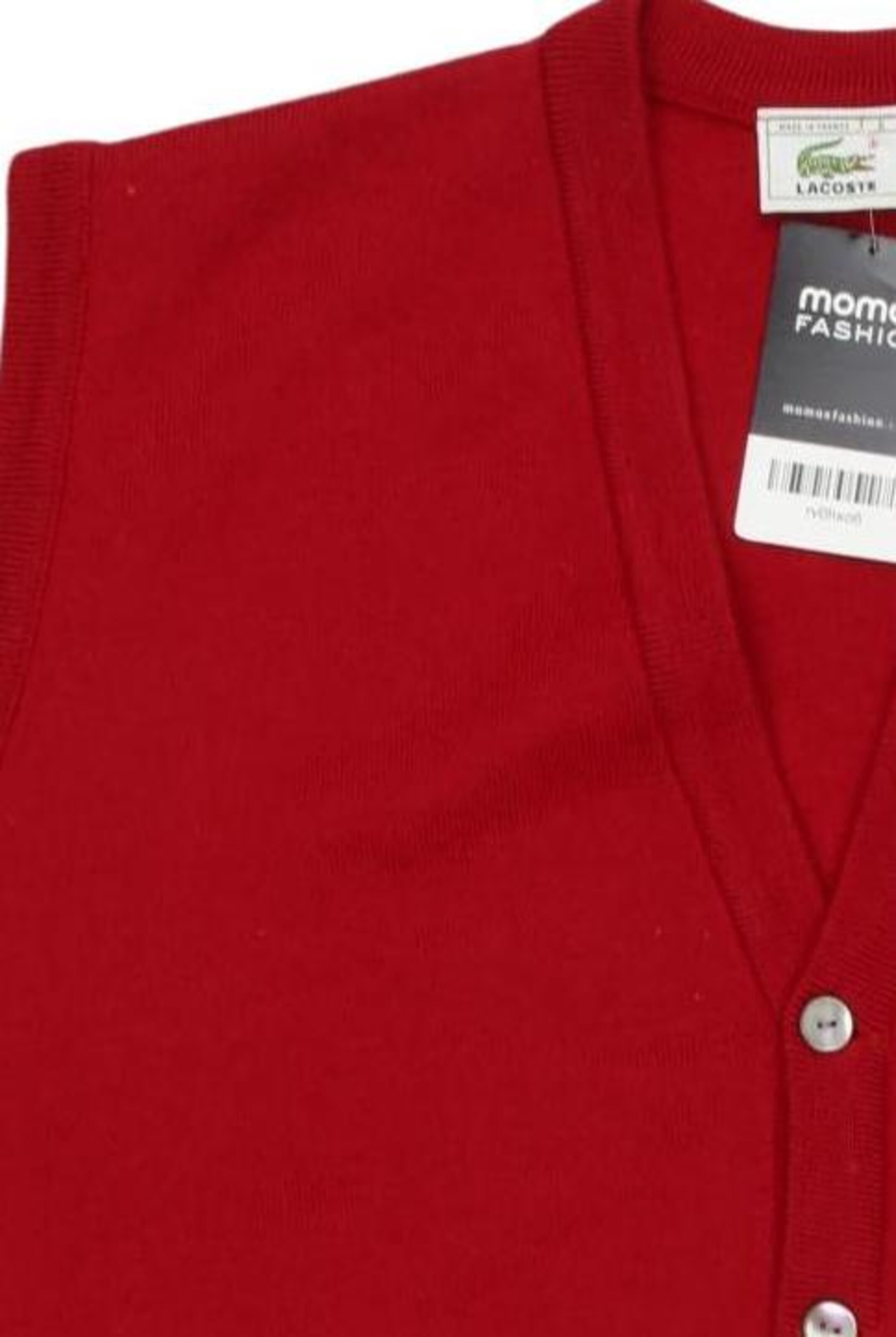 LACOSTE Vest in XL in Red