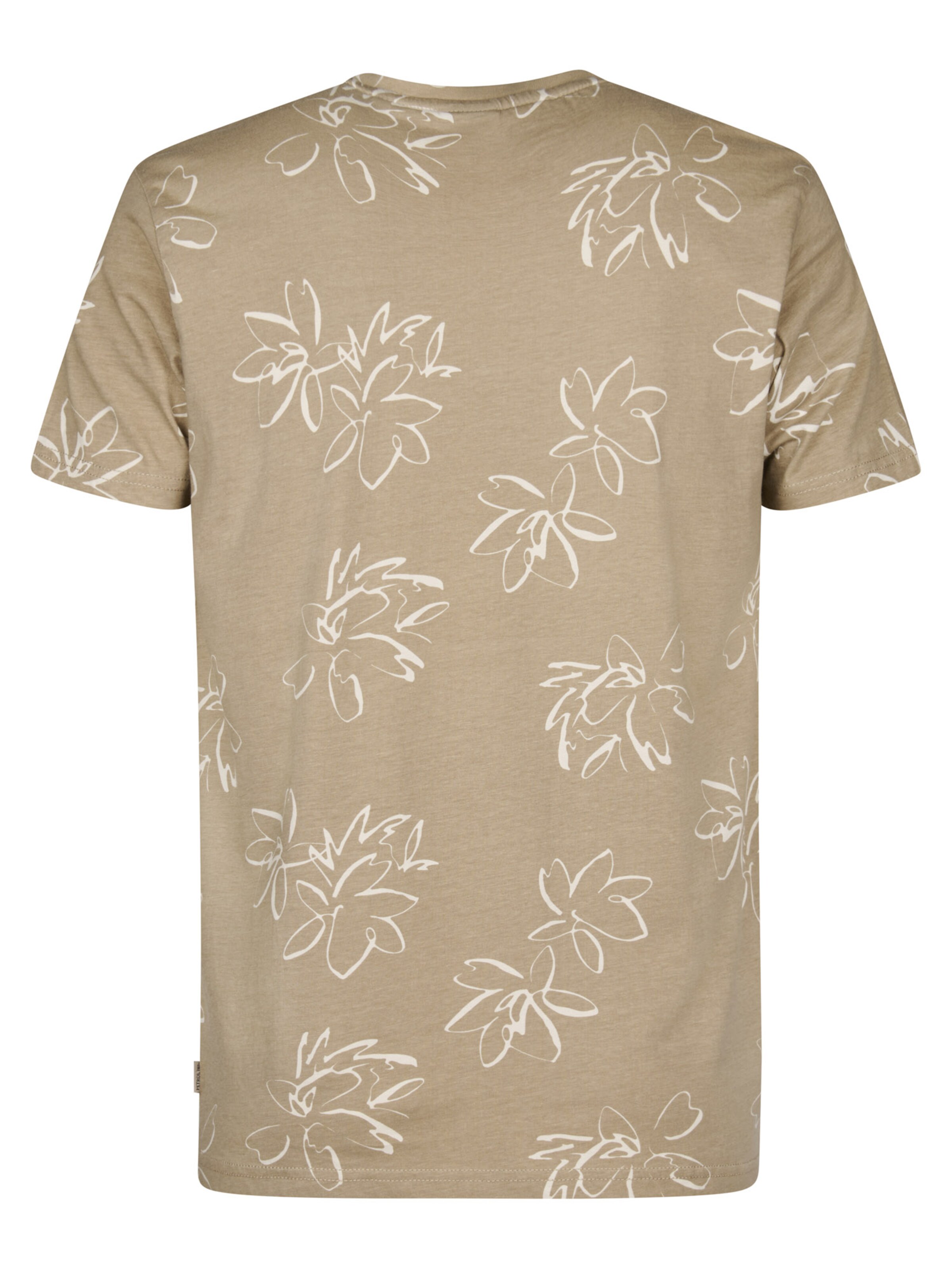 Petrol Industries T-Shirt 'Grafito' in Beige