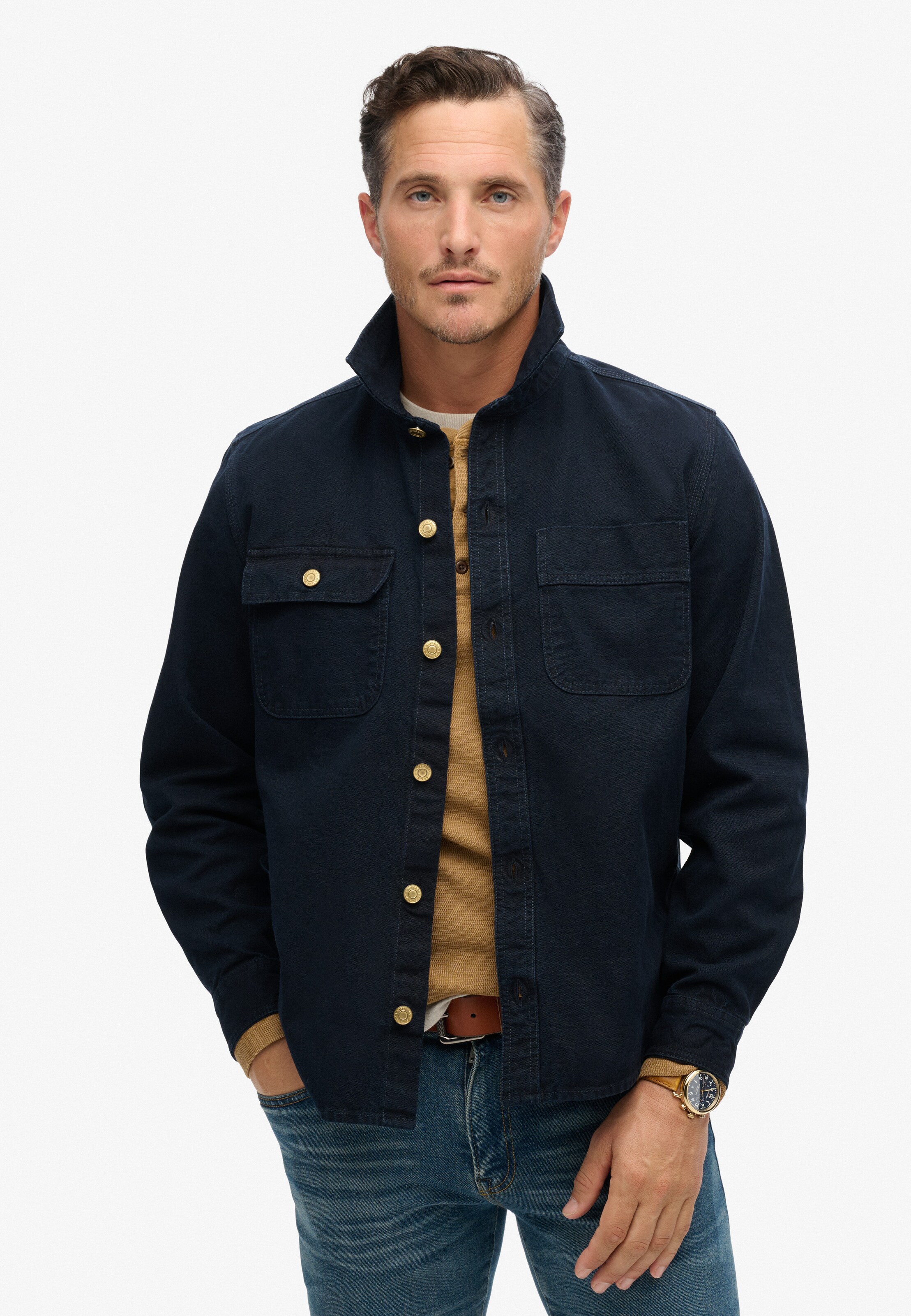 Superdry & Co Jacke in Blau: Vorderseite