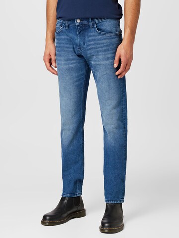 Coupe slim Jean 'Piers' TOM TAILOR DENIM en bleu : devant