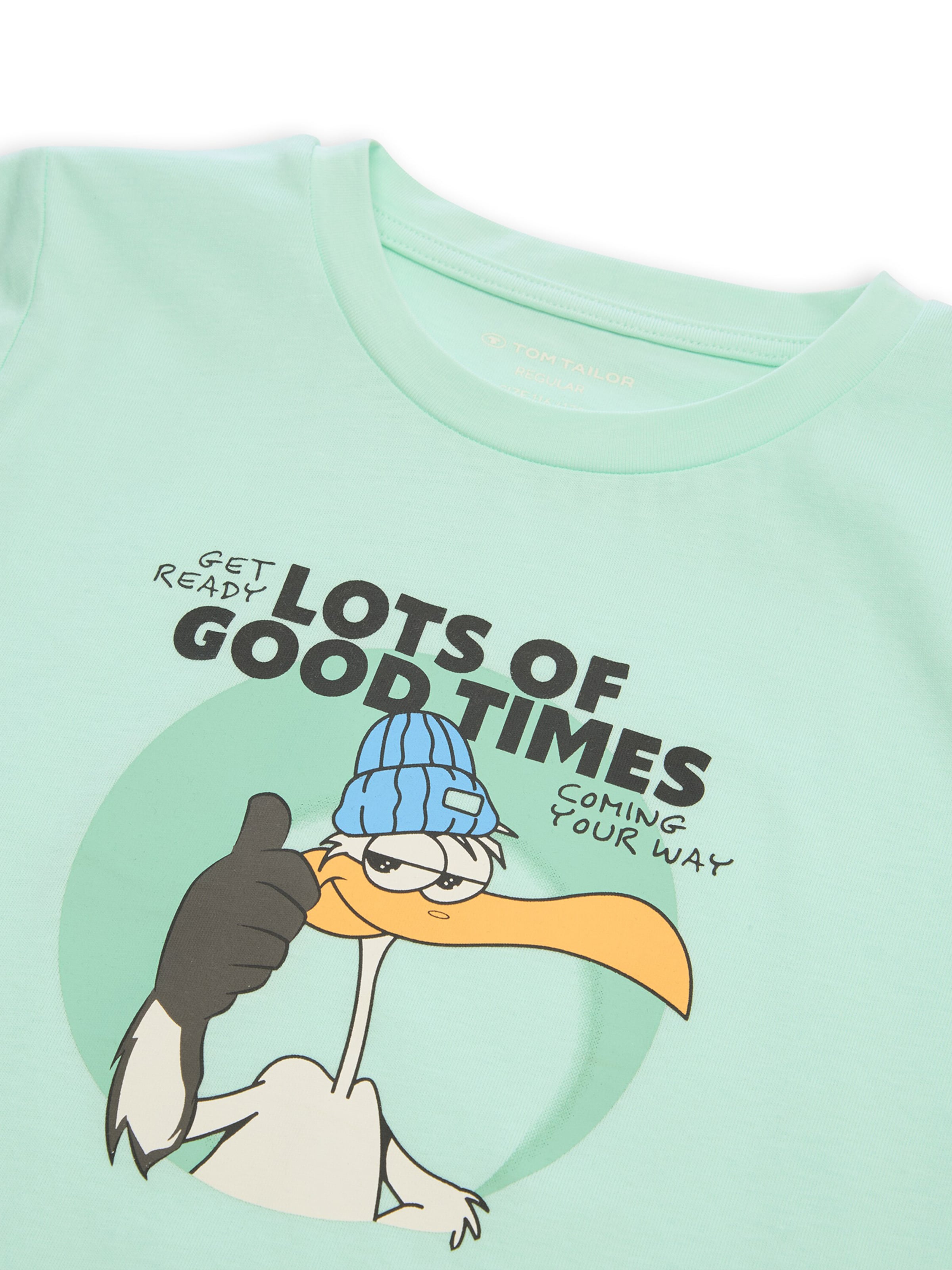 pilka TOM TAILOR Marškinėliai