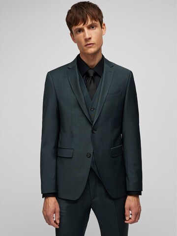 HECHTER PARIS Regular fit Business blazer in Green: front