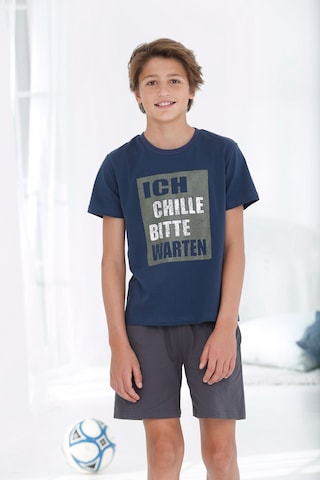 Authentic Le Jogger Schlafanzug in Blau: Vorderseite