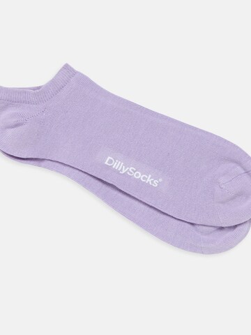 DillySocks Ankle Socks in Purple