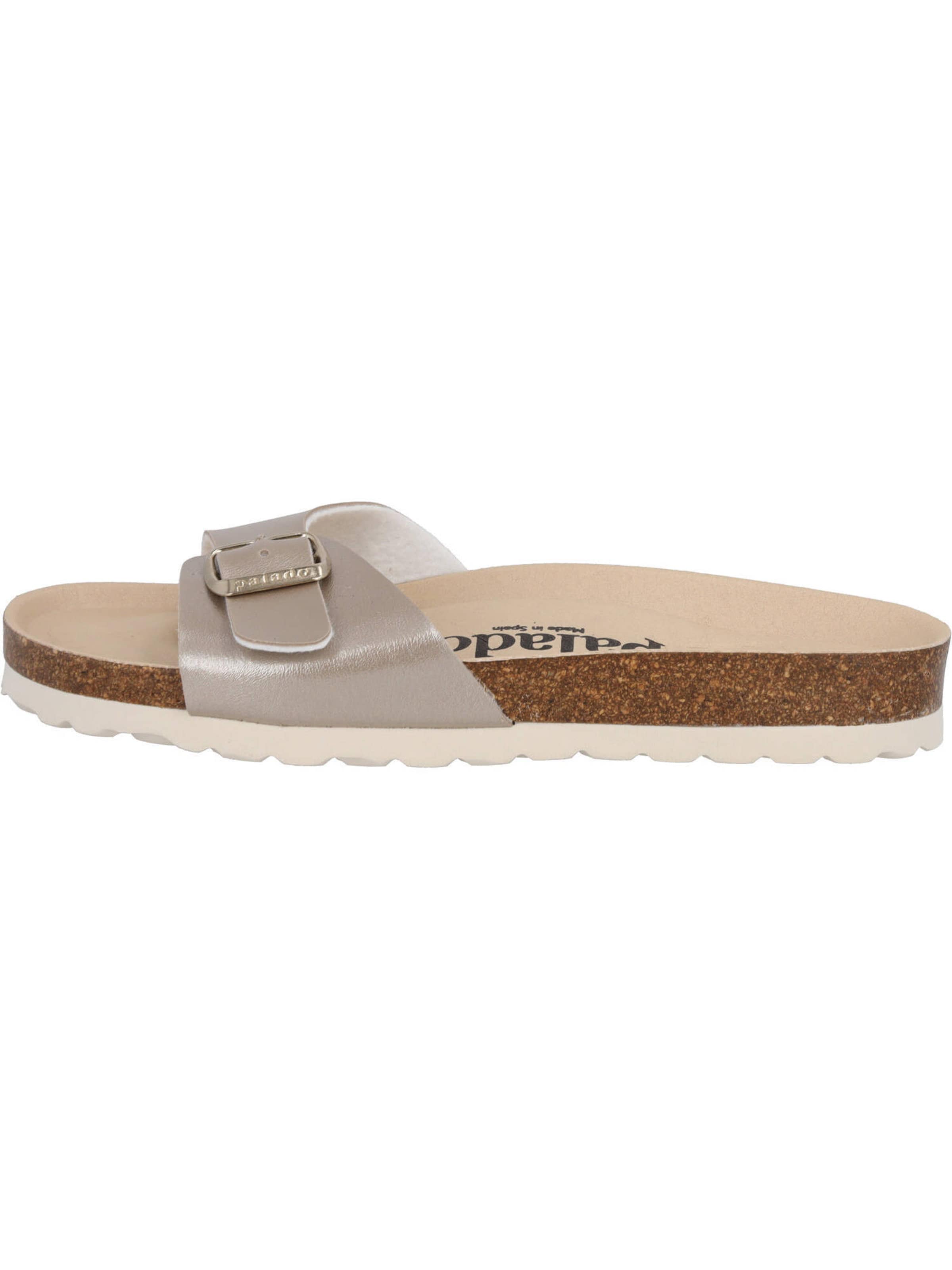 Palado Pantolette 'Malta' i beige: framsida