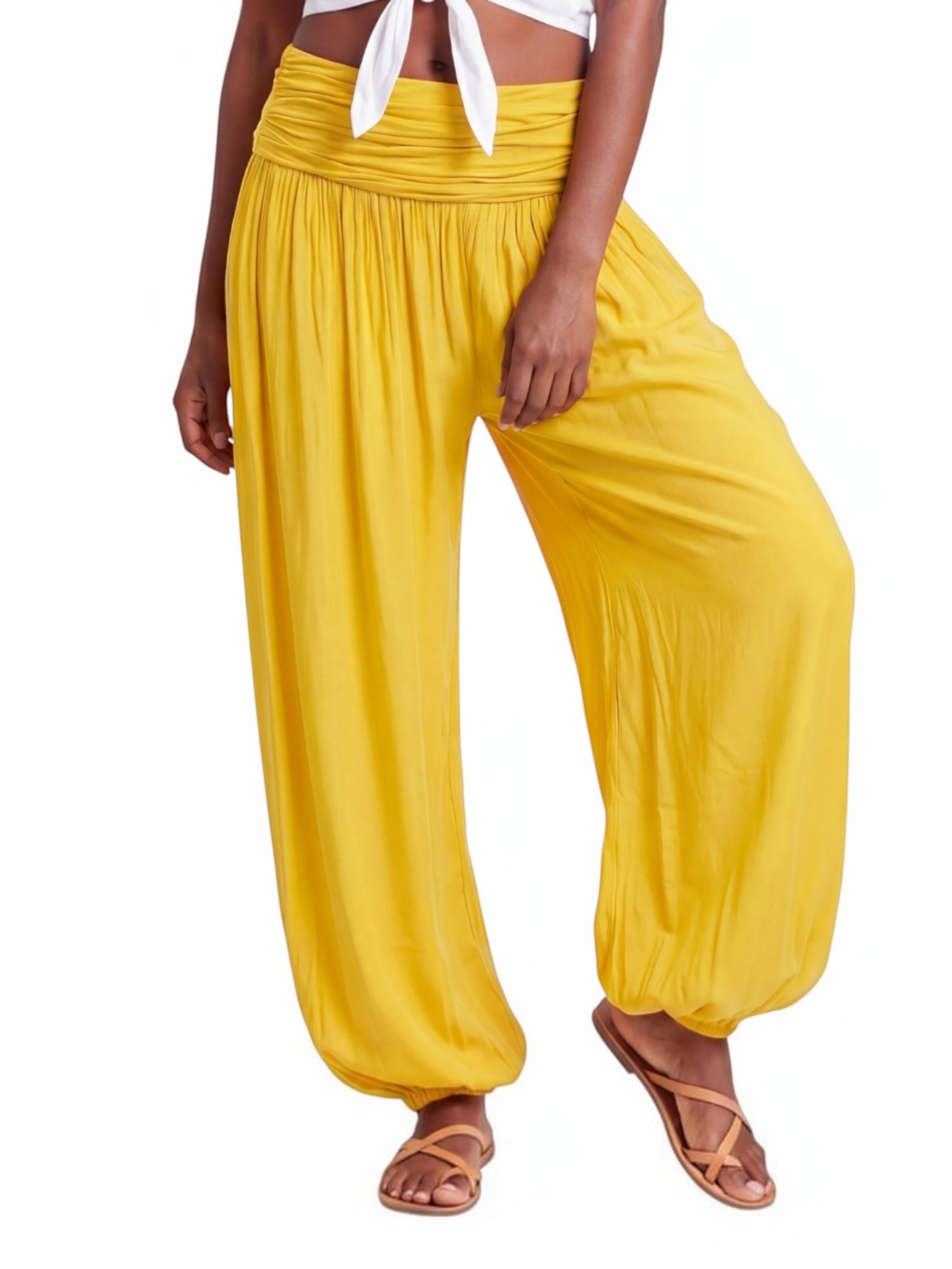 OriginalYou Loose fit Harem Pants in Yellow