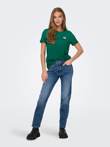 ONLY T-Shirt 'ONLKITA' in Grün