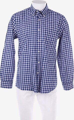 max Button Up Shirt in L in Blue: front