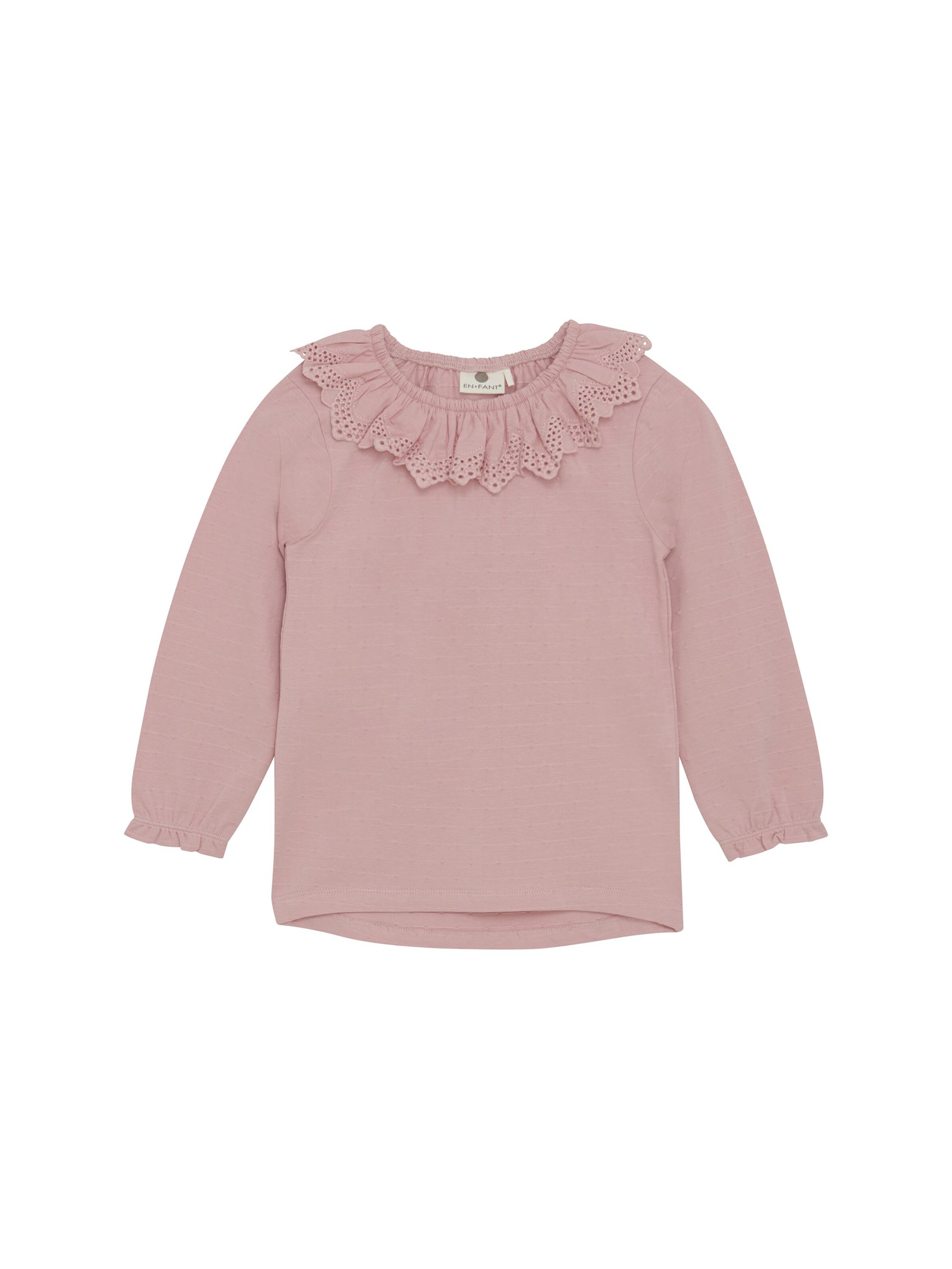 Maglietta ' ENT-shirt LS ' di EN FANT in rosa: frontale