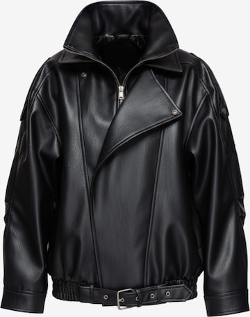 Ombre Tussenjas in Zwart: voorkant