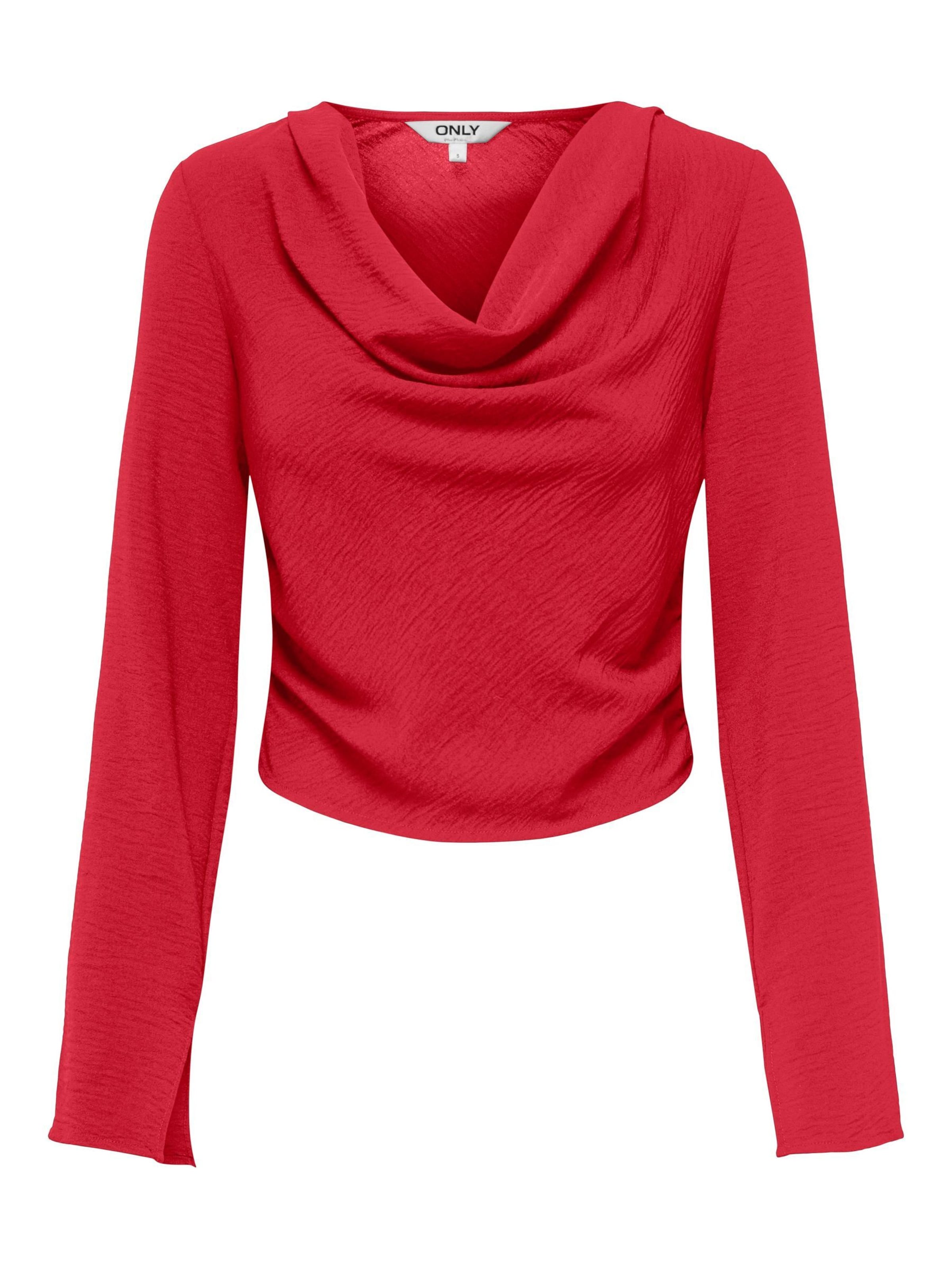 ONLY Shirt in Red: front