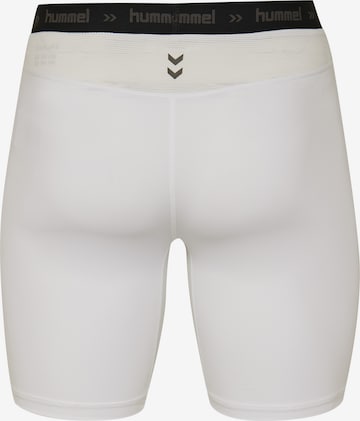 Hummel Skinny Workout Pants in White