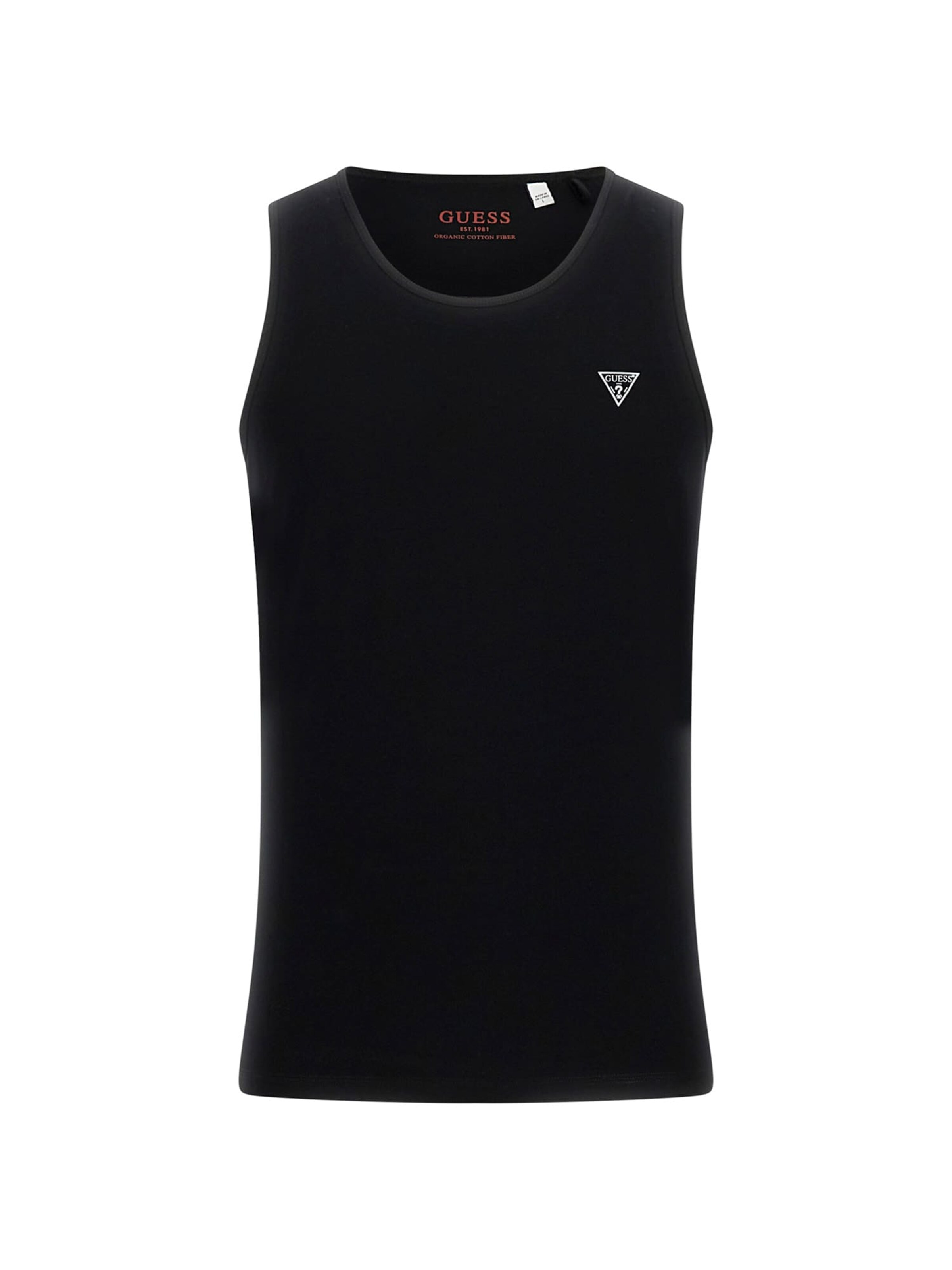 GUESS Undershirt 'CALEB HERO' in Black: front