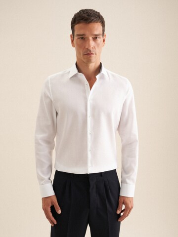 Regular fit Camicia business 'Shaped' di SEIDENSTICKER in bianco