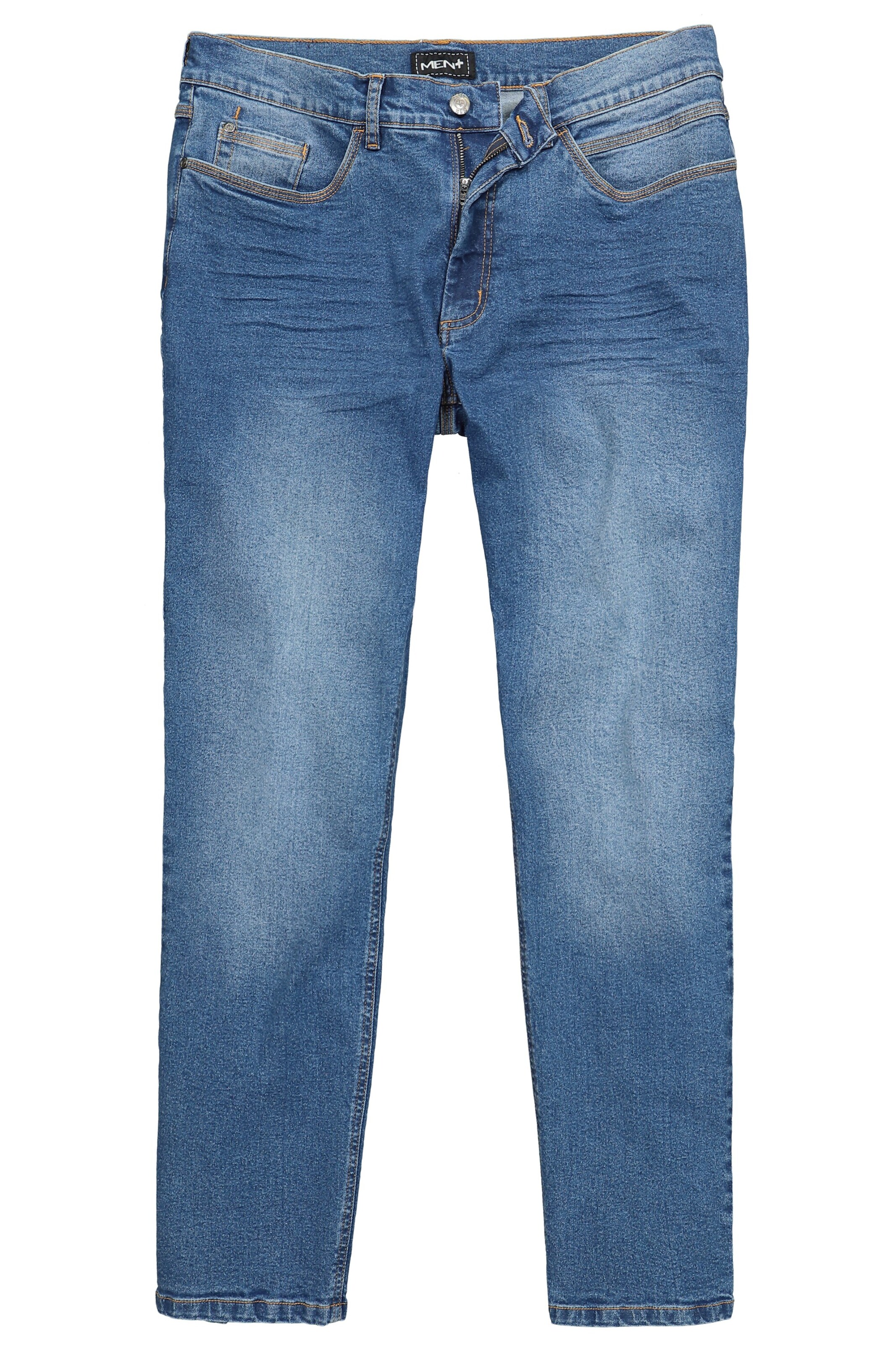 Men Plus Slim fit Jeans in Blue: front