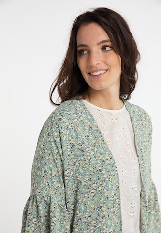 usha FESTIVAL Knit Cardigan in Blue