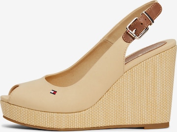 TOMMY HILFIGER Sandals in Beige: front