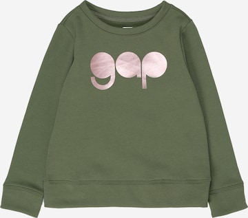 GAP Sweatshirt in Grün: predná strana