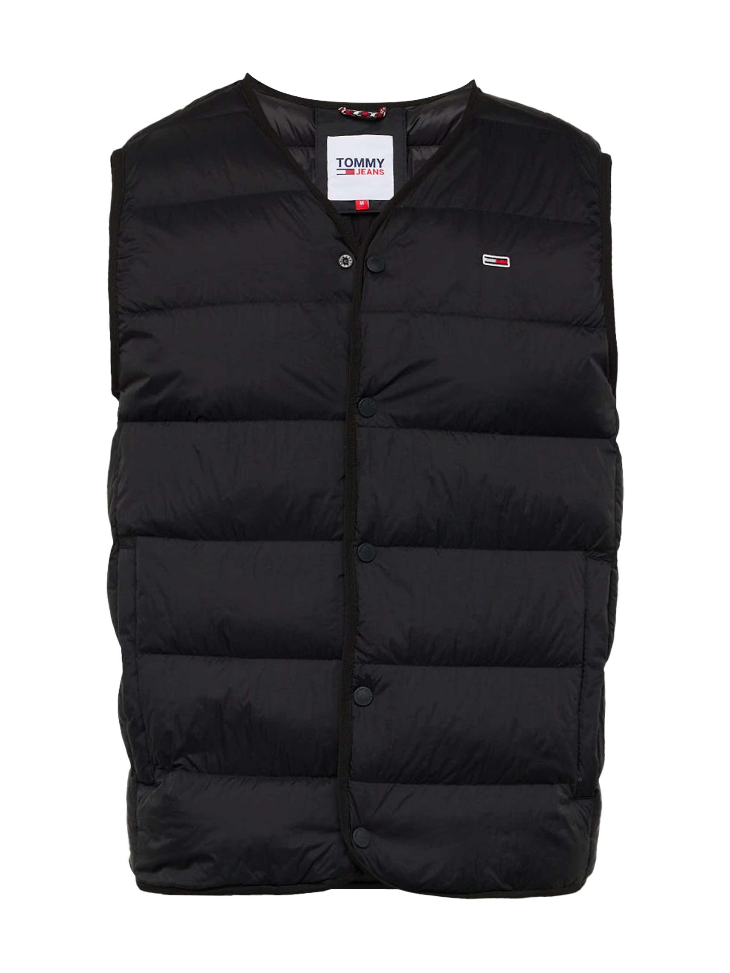 Tommy Jeans Vest in Black: front