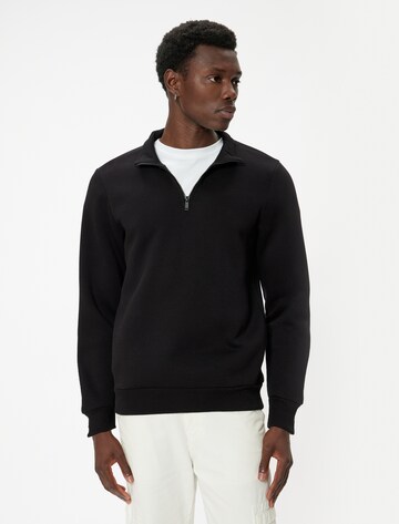 Koton Sweatshirt in Black: front