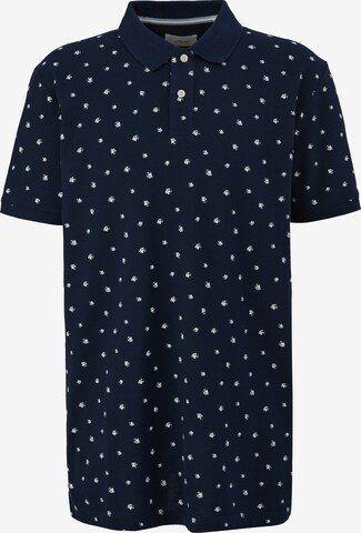 s.Oliver Men Tall Sizes Shirt in Blue: front