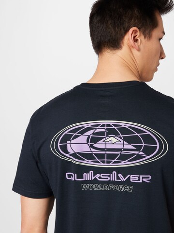 QUIKSILVER T-Shirt 'ON THE GRID' in Schwarz