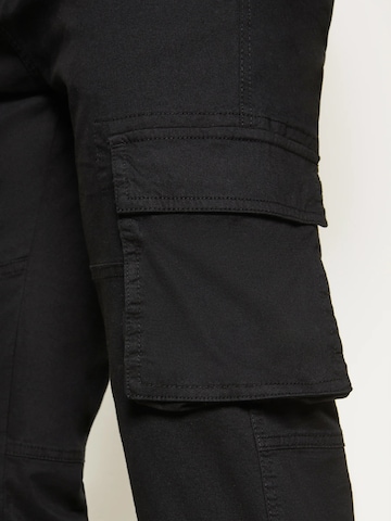 Denim Project regular Bukser ' CARGO PANT ' i sort