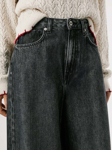 Wide Leg Jean Pepe Jeans en noir