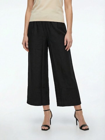 Guido Maria Kretschmer Women Wide leg Broek 'Marou' in Zwart: voorkant