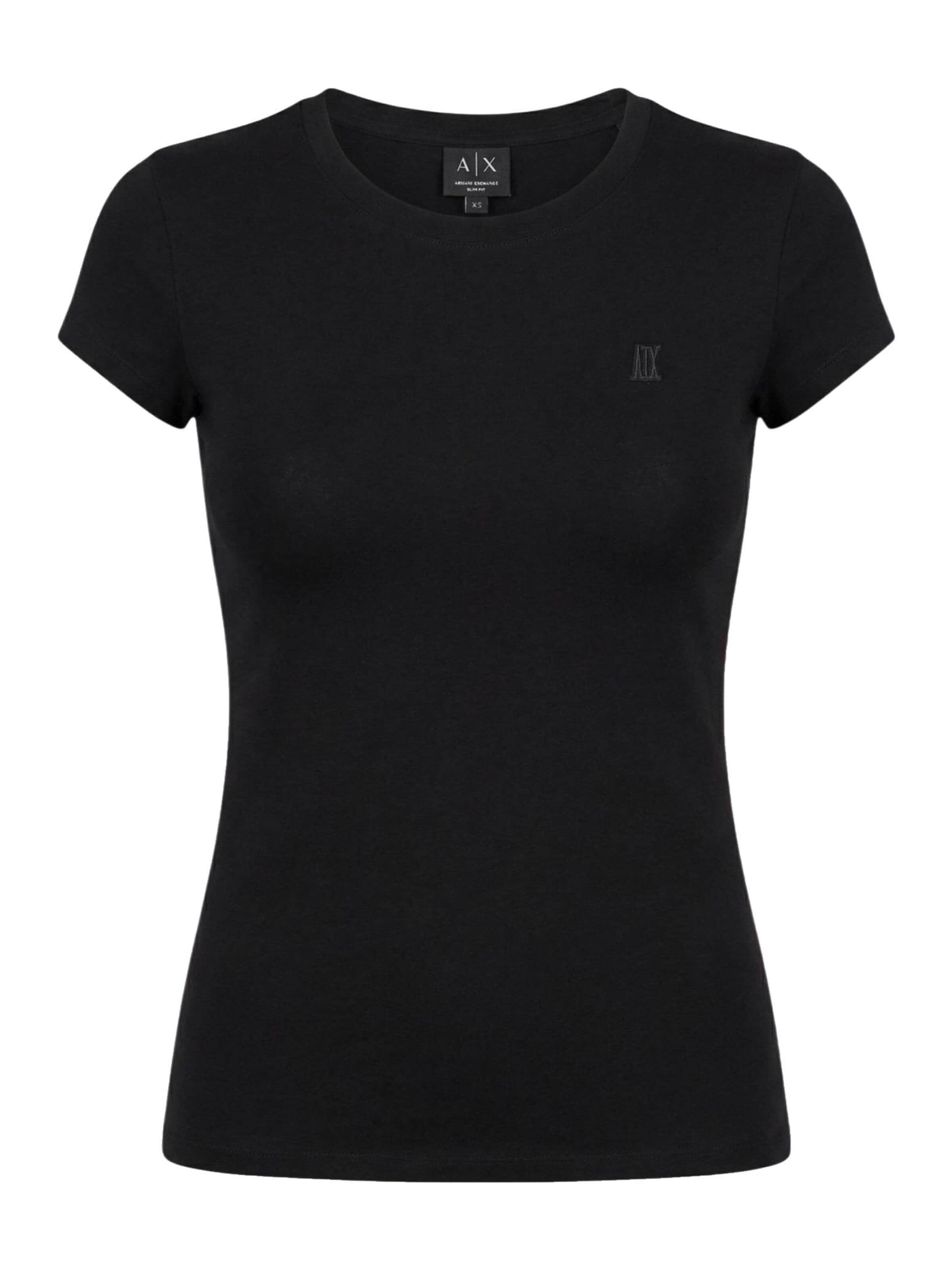 T-shirt ARMANI EXCHANGE en noir : devant