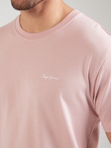 rožinė Pepe Jeans Marškinėliai