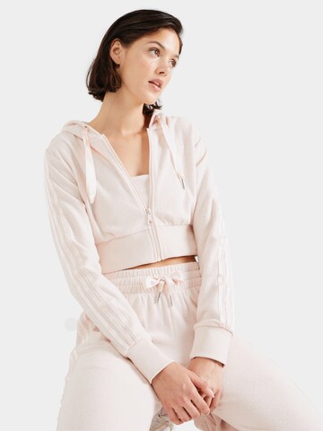 Veste de survêtement ADIDAS ORIGINALS en rose : devant