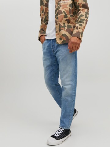 JACK & JONES Regular Jeans 'Frank Leen' in Blauw: voorkant