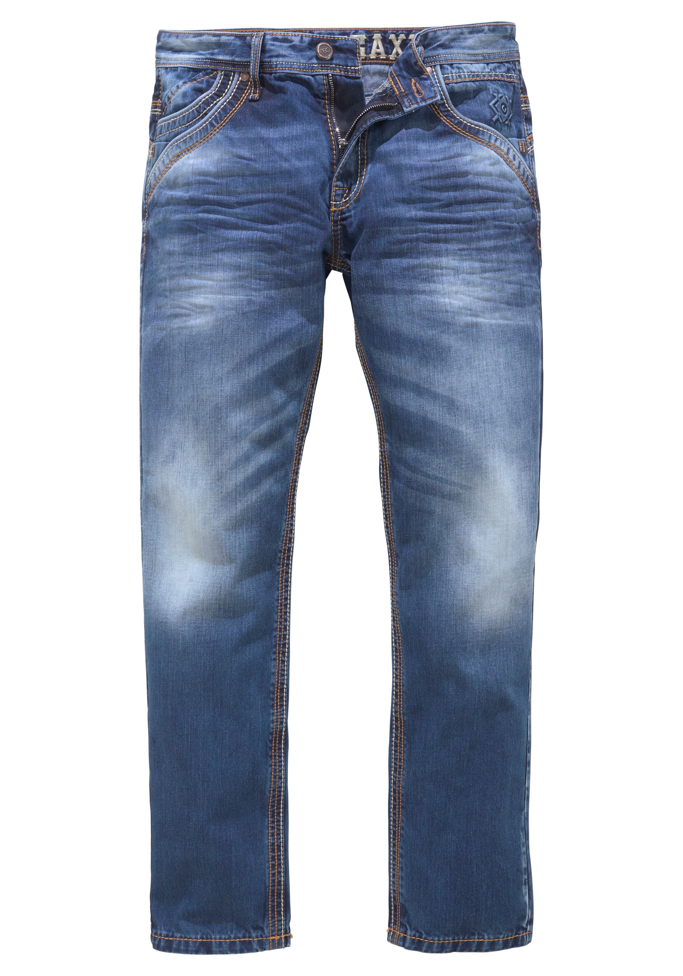 CIPO & BAXX Regular Jeans in Blau: Vorderseite