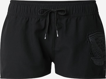 PROTEST Board Shorts 'EVIDENCE' in Black: front