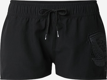 Shorts de bain 'EVIDENCE' PROTEST en noir : devant