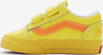 Baskets VANS en jaune : devant