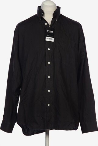 HECHTER PARIS Button Up Shirt in M in Black: front