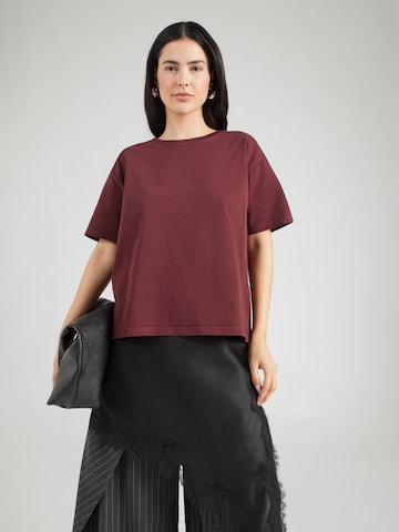 T-shirt 'FIZVALLEY' AMERICAN VINTAGE en rouge : devant