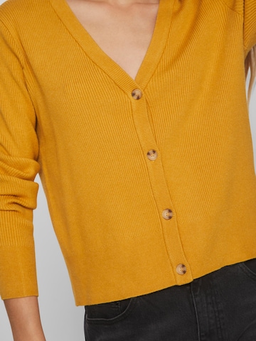 VILA Knit cardigan 'Comfy' in Yellow