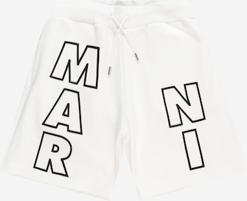Marni Regular Shorts in Weiß: predná strana