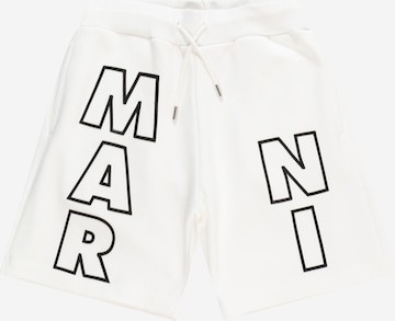 regular Pantaloni di Marni in bianco: frontale