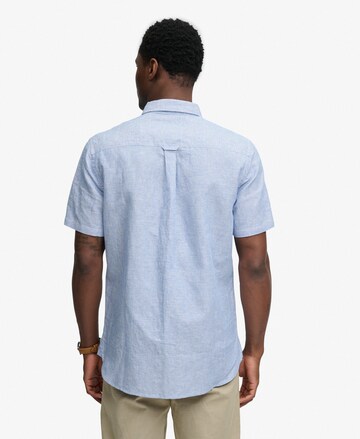 Superdry & Co Comfort Fit Hemd in Blau