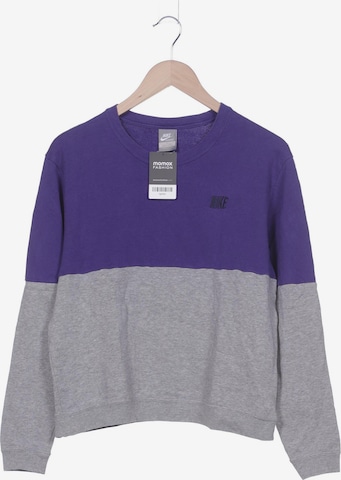 NIKE Sweatshirt & Zip-Up Hoodie in L in Purple: front
