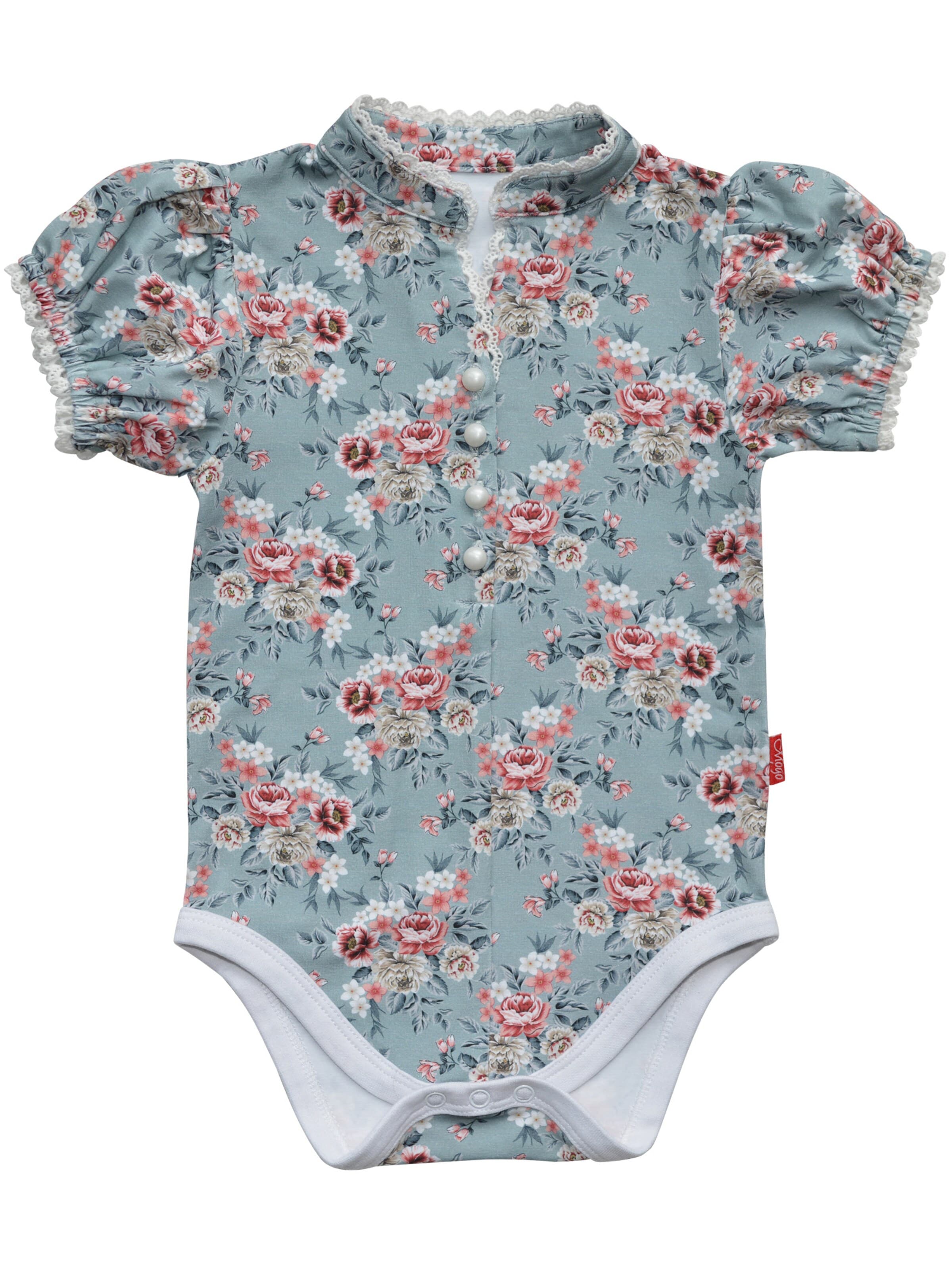 Mogo Romper/bodysuit 'Savoia' in Green: front