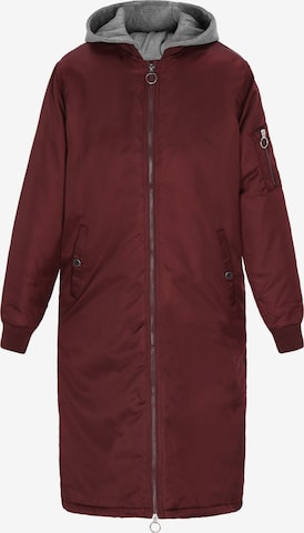 MYMO - Abrigo de entretiempo en rojo: frente